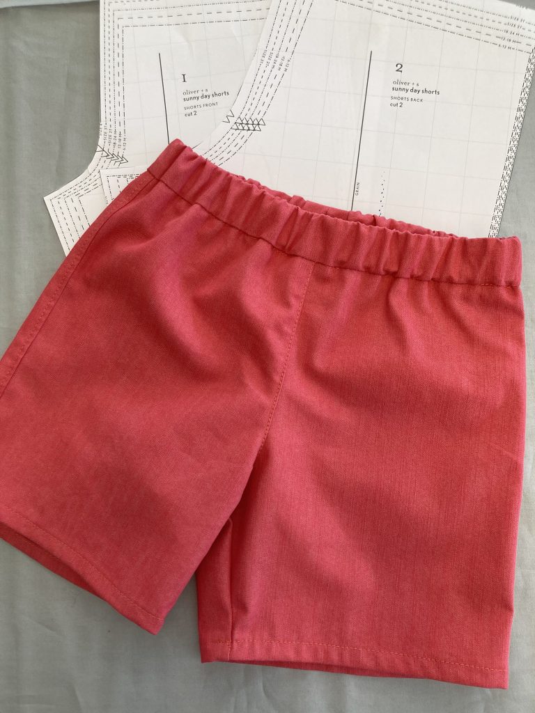 Gratis PDF-symønster på shorts til børn
