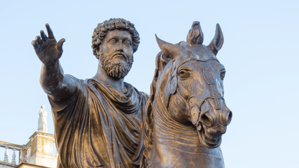 Marcus Aurelius staty i rom