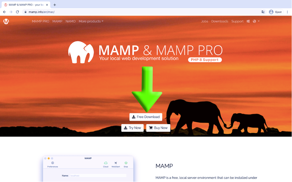 free download mamp for mac