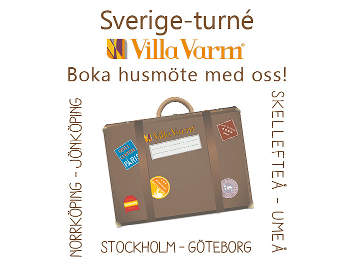 Villa Varm på Sverige-turné – boka ett husmöte!