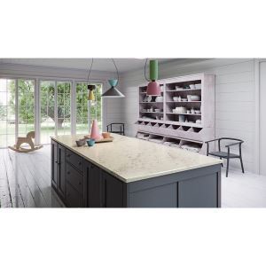 Caesarstone Noble Grey composiet keukenblad op maat