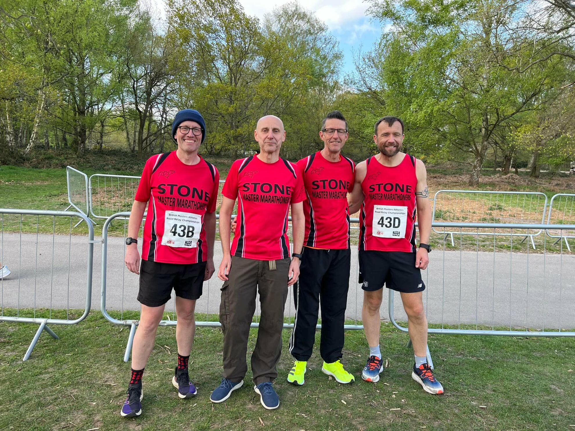 The British Masters 5K Relays April 2022 Sutton Park to Stone