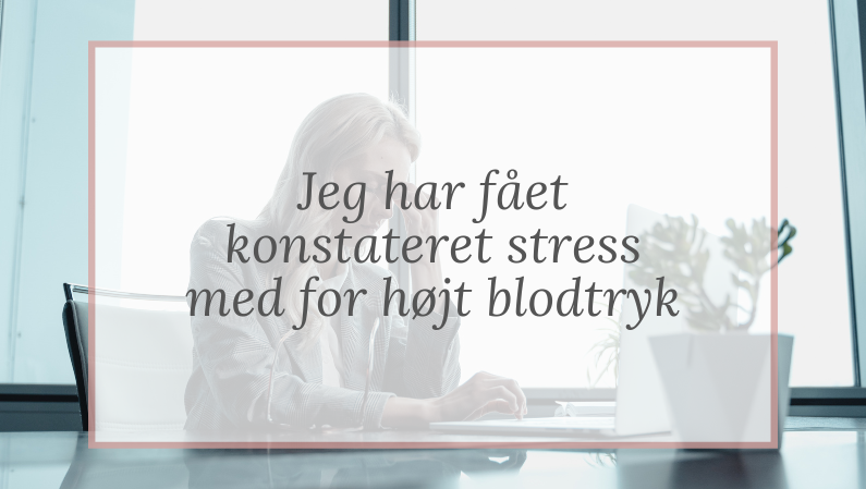 for højt blodtryk stress