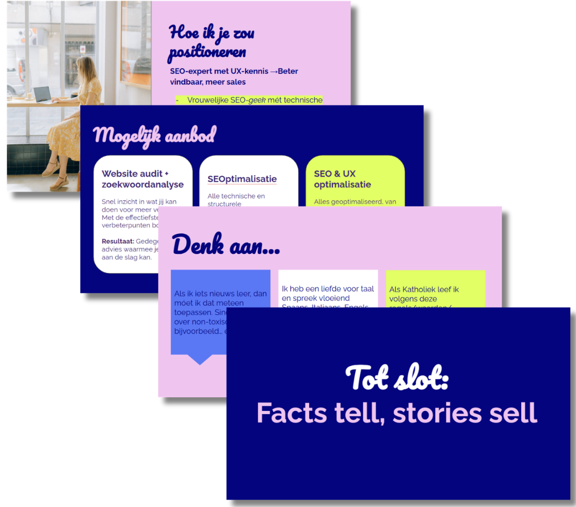 personal branding profiel ziet er zo uit