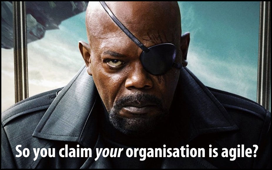 Nick Fury: So you claim your organisation is agile | Marvel Entertainment, LLC