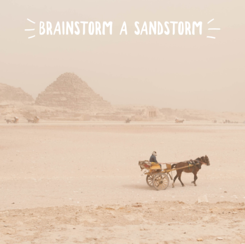 Storyplanning - Brainstorm a sandstorm - Storymakers Writing Club
