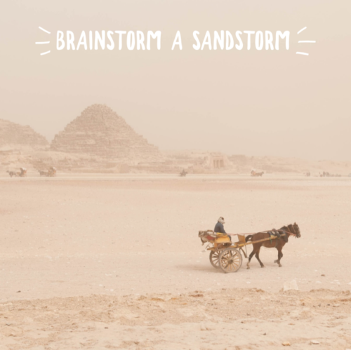 Story planning – Brainstorm a sandstorm!