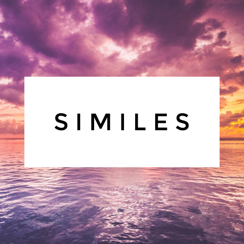 Why do we use similes in writing?