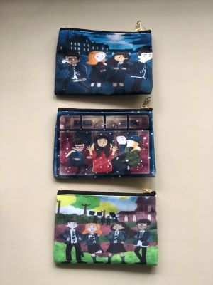 Time School signed book and zipper pouch bundle