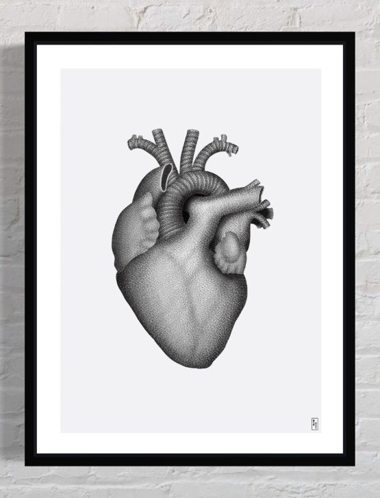 Heart tattoo inspireret plakater