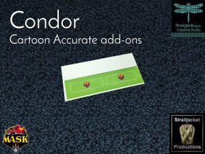 Condor cartoon accurate stickers