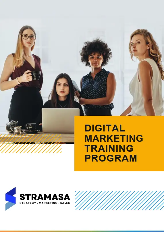 Digital Marketing Training Brochure Cover Stramasa