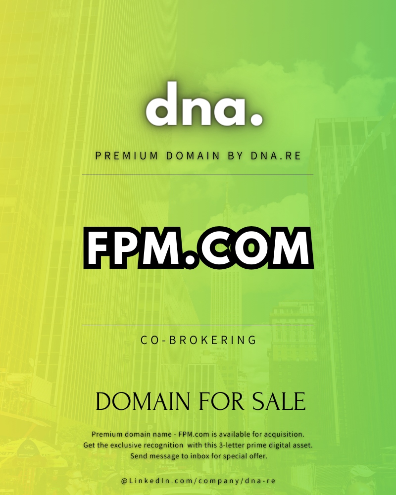 FPM.com Ultra premium domena na prodaju preko ibranding.io / dna.re / stranice.org