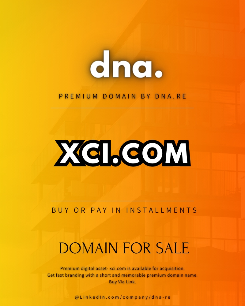 XCI.com Ultra premium domena na prodaju preko ibranding.io / dna.re / stranice.org