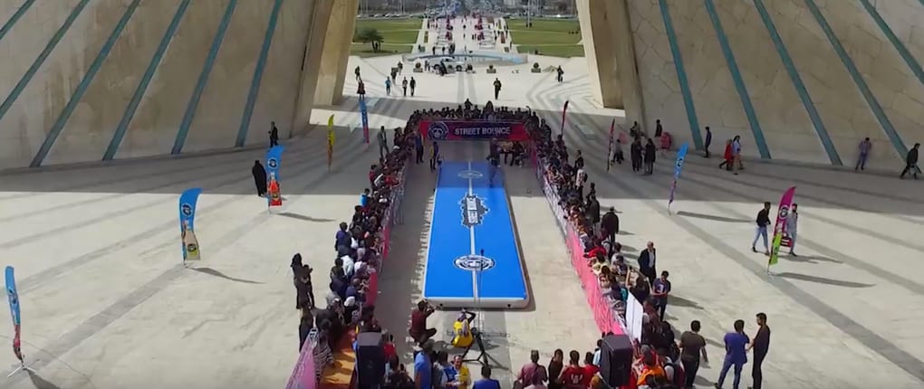 Fast Forward Team hosted a Street Gymnastics Contest held in Iranian Capital, Teheran
