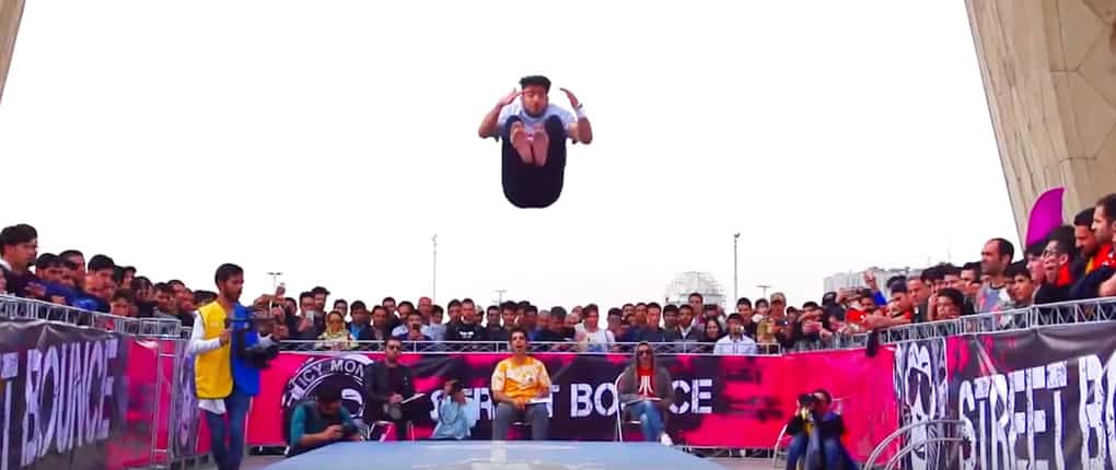 Fast Forward Team hosted a Street Gymnastics Contest held in Iranian Capital, Teheran