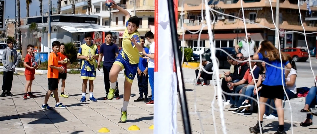 Greece, 1st Street Handball Event with Salamina Handball Club, awesome video from Bill Productions