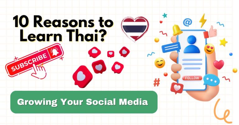 Learn thai grow your social media, Thailand