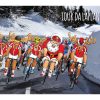 cycling christmas card tour da france single card