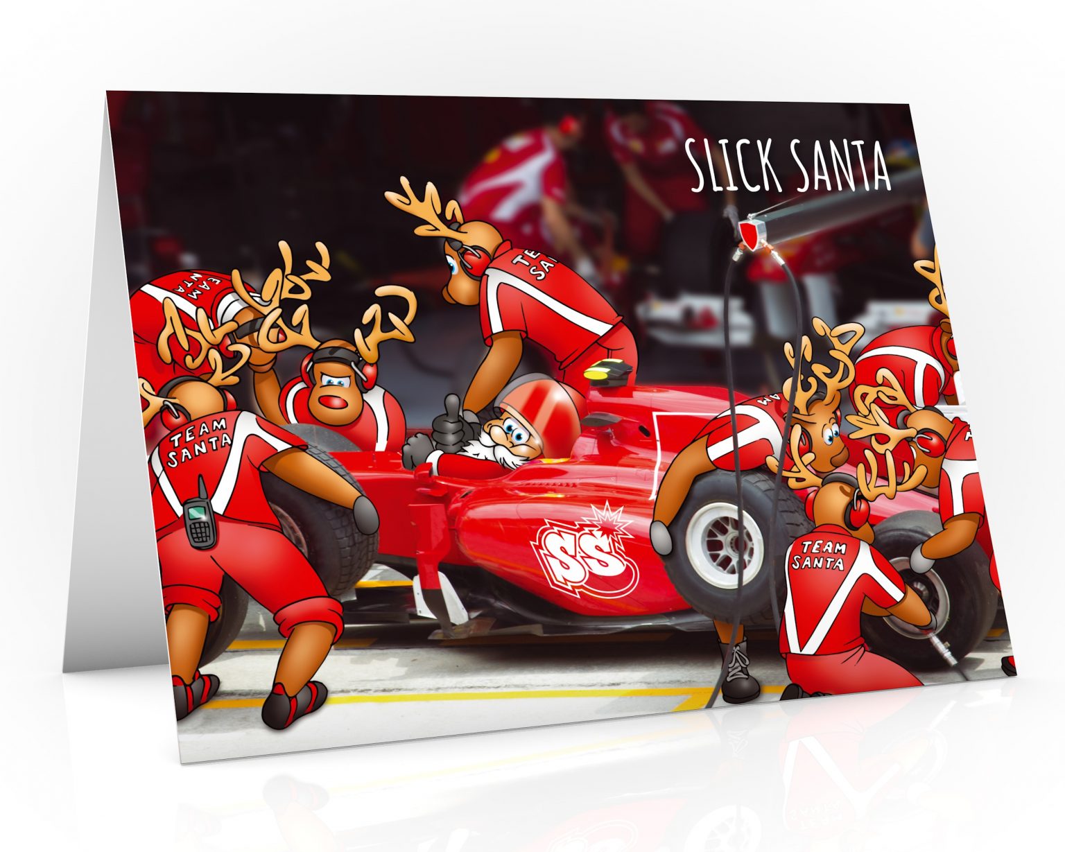 Formula 1 Christmas cards STREET SANTA