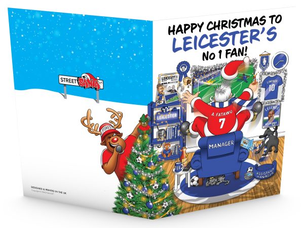 Leicester City Fans Christmas Card
