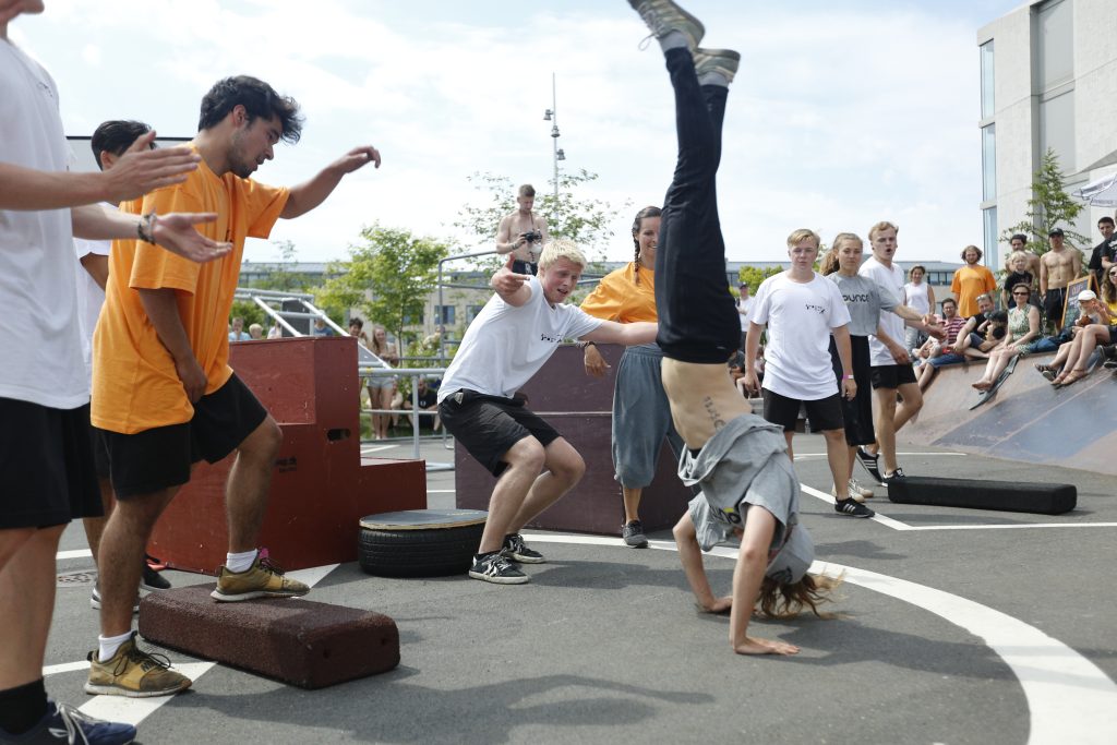 Parkourundervisning, parkour børn