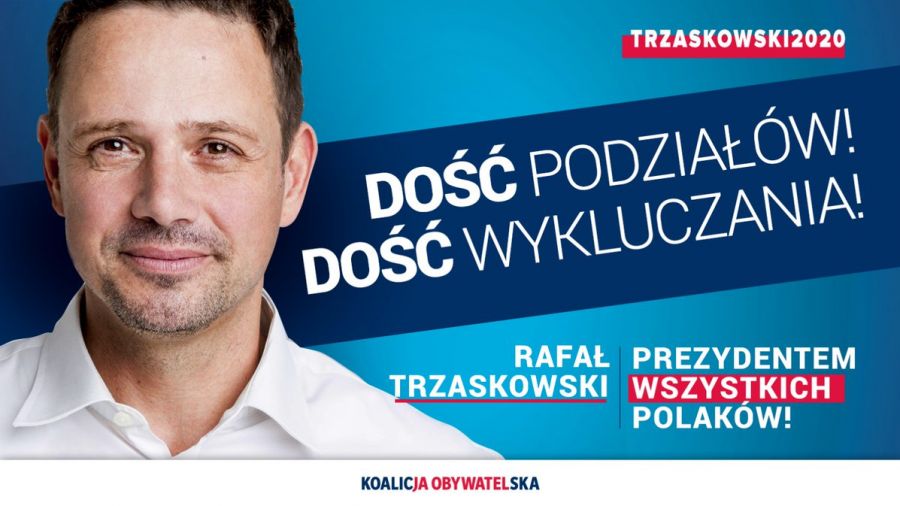trzaskowski plakat
