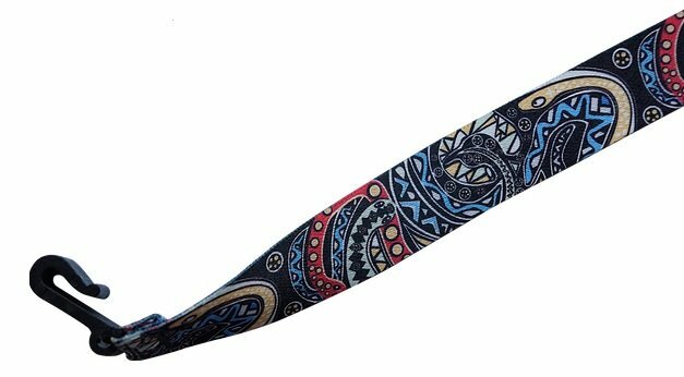CLX clip-on halsband voor ukelele en klass. gitaar, kleur
