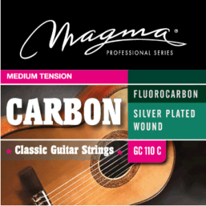 Magma GC110C (medium tension) CARBON snaren voor klassieke gitaar, silver plated
