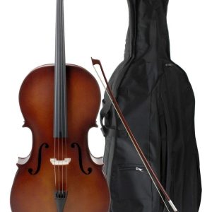 Classic Cantabile Student Cello 3/4 +bow +gigbag
