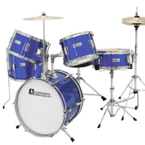 DIMAVERY JDS-305 Kids Drum Set, blue (5-9j)
