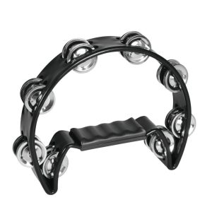 DIMAVERY TN-2 Tambourine plastic, black