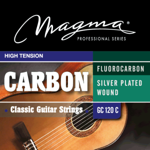 Magma GC120C (high tension) CARBON snaren voor klassieke gitaar, silver plated