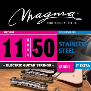 Magma GE160S snaren voor elektrische gitaar. 011-050 Roestvrij staal