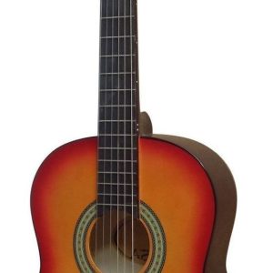 MSA C6L kinder/jeugd-gitaar klassiek 3/4, cherry sunburst, voor linkshandigen