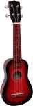 MSA UK1 beginnersukulele, redburst