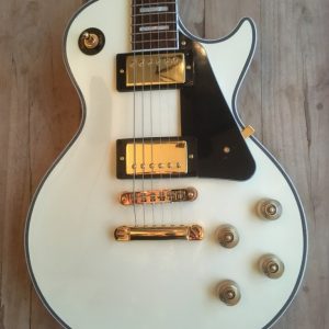 Burny RLC-55RR Aged White Elektrische gitaar LP style