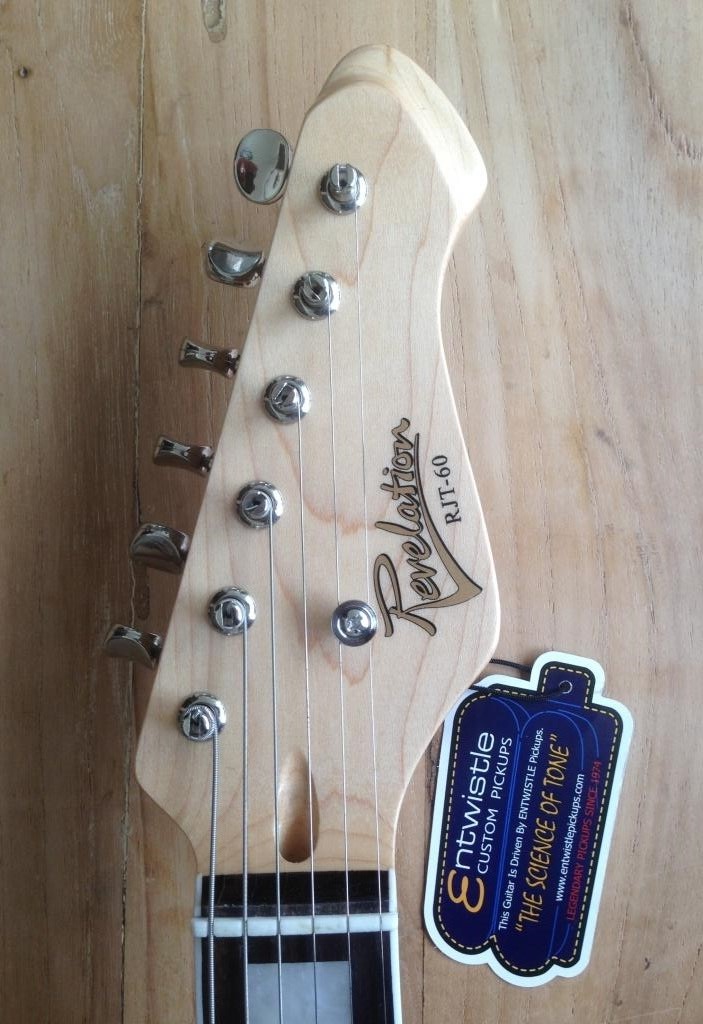 Revelation RJT-60 3TSB sunburst elektrische gitaar jazzmaster style - Afbeelding 5