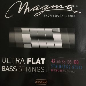 Magma BE175SUF Professionele Ultra Flatwound Bassnaren voor 5-snarige elektrische basgitaar Medium
