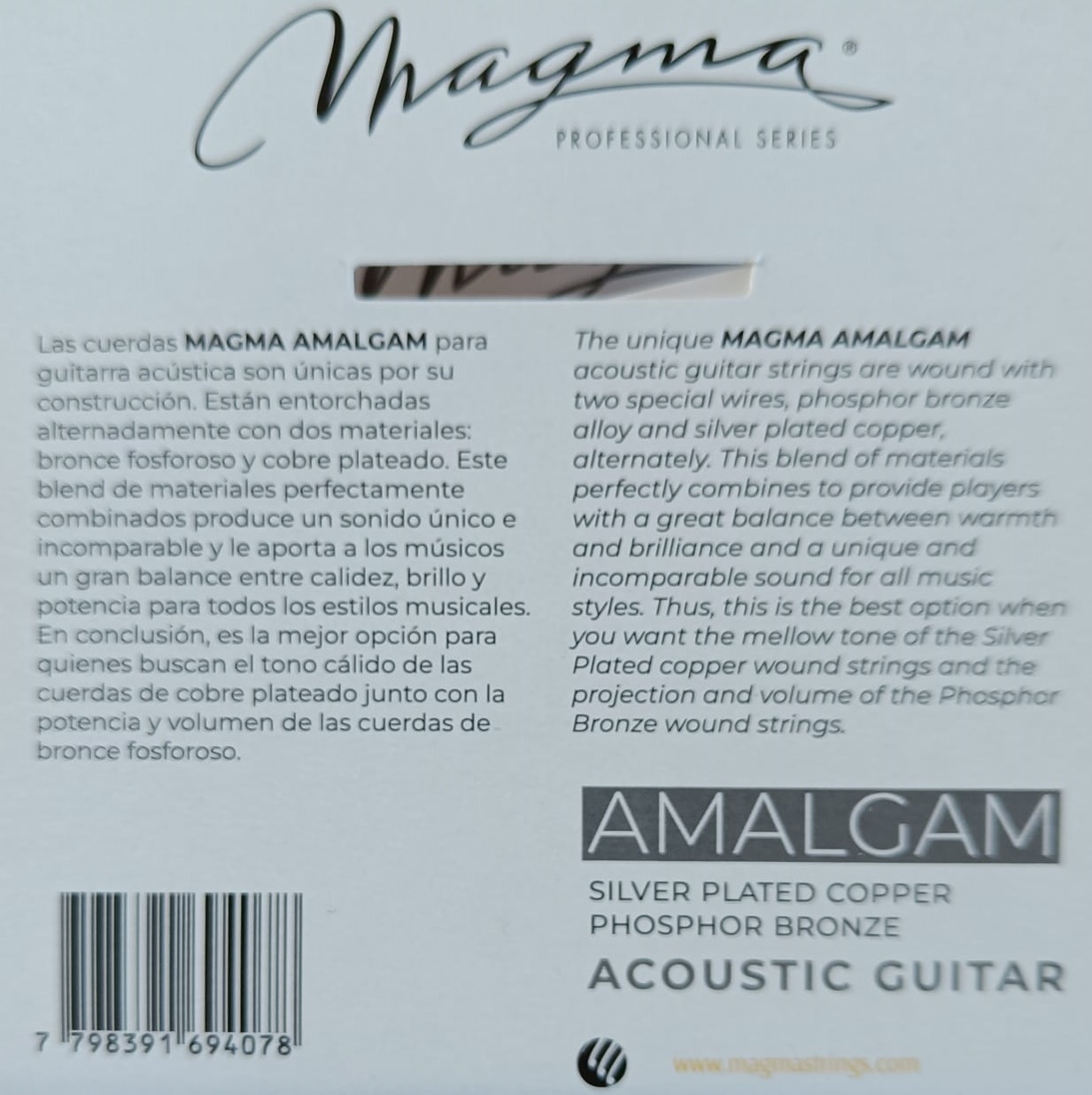 Magma GA130SPB "Amalgam", professionele snaren voor akoestische steelstring gitaar 011-052 - Afbeelding 2