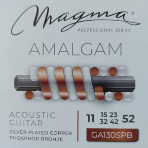 Magma GA130SPB "Amalgam", professionele snaren voor akoestische steelstring gitaar 011-052