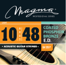 Magma GA120P coated steel strings, snaren voor akoestische westerngitaar