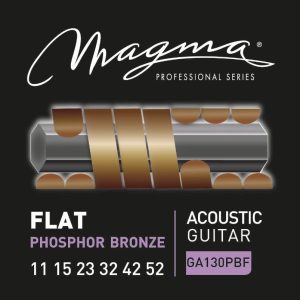 Magma GA130PBF flat roundwound strings, snaren voor akoestische gitaar