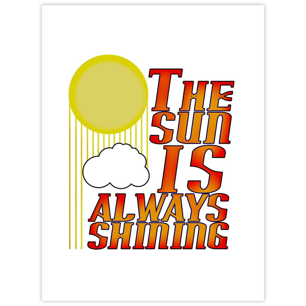 Poster: Sun always shining