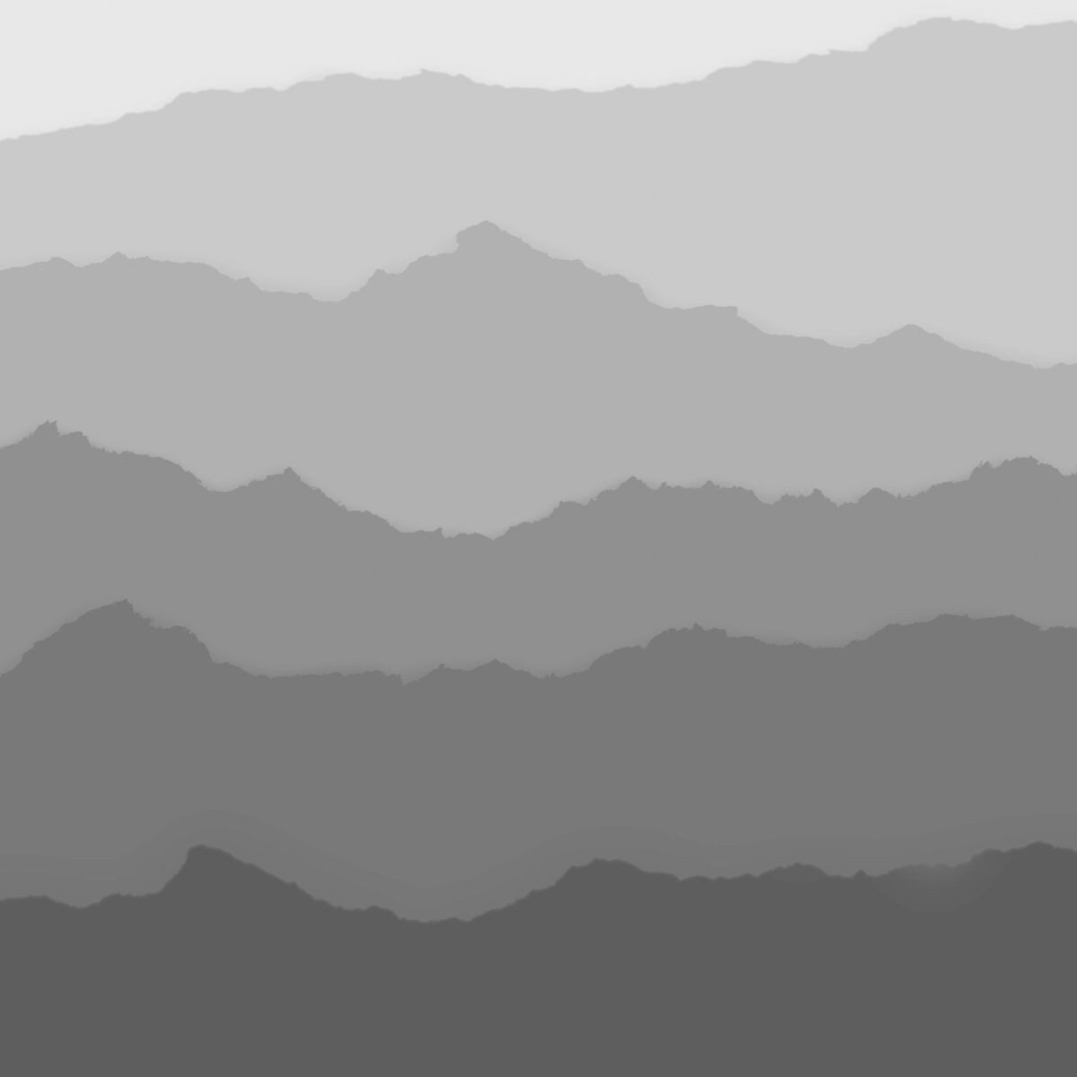 Paper landscape in grey