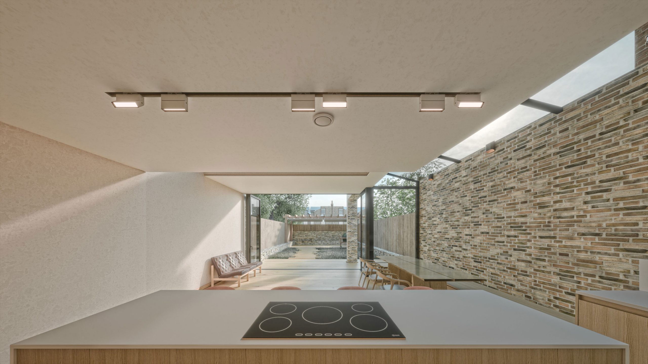 infill extension north london kitchen dining room minimalist