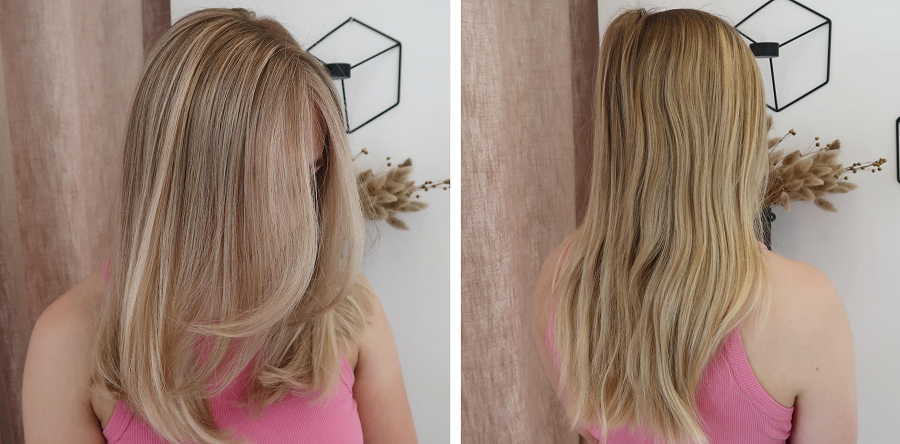 studio e-hair, lounge. SOFT SHIMMER BLOND