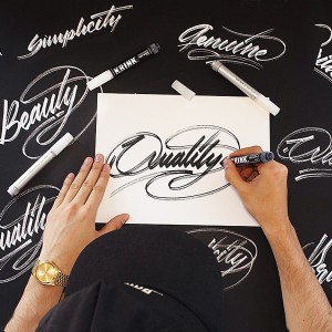 Calligraphy Work Quality by Ricardo Gonzalez - Studio Karma - Graphic designer - Houston Humble Texas