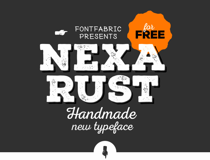 Nexa Rust Free by Fontfabric-Radomir Tinkov - Studio Karma - Graphic designer - Houston Humble Texas