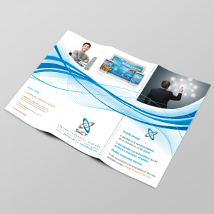 Création Depliant 3 Volets SCT - Studio Karma - Graphic designer - Houston Humble Texas